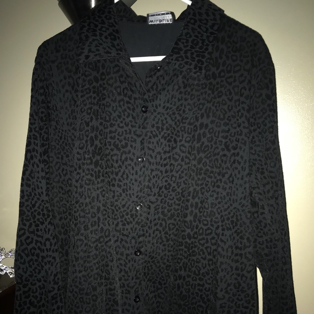 Animal print light jacket